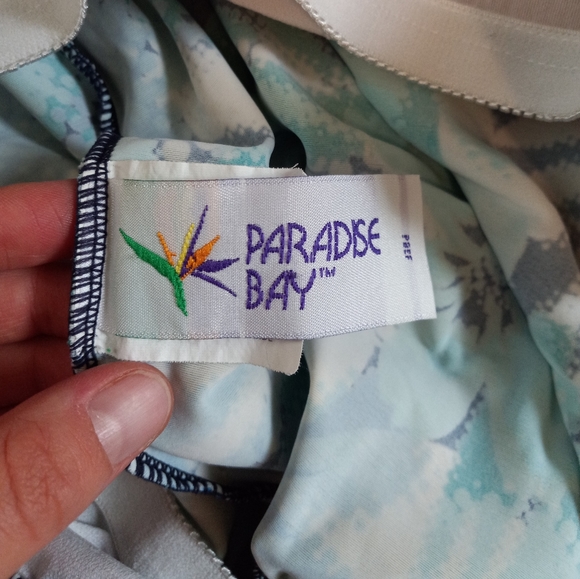 Paradise Bay Tankini And Skirt Swim Set Womens Sz 18 - Picture 8 of 10